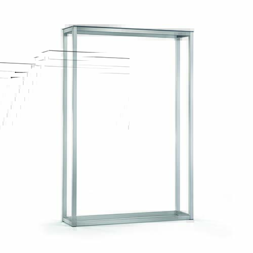 Holzstapler freistehend, Edelstahl – Bild 2